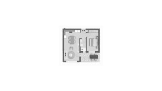 Apartment floor plan, 1 bedroom in O-Porto Beach No. 4